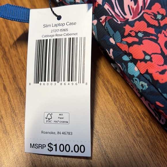 Vera Bradley Computer Bag New with Tags - Picture 8 of 8